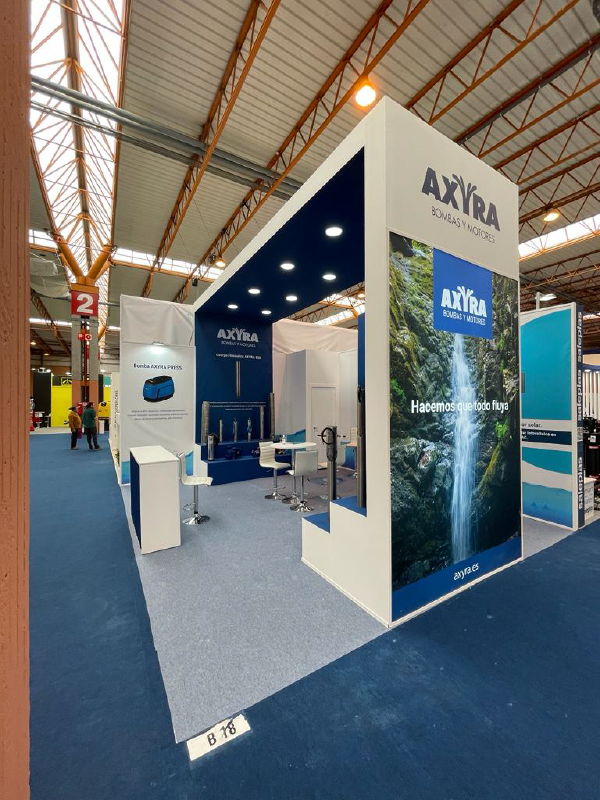 Stand de feria Axyra